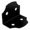 National Hardware National Hardware Hartley 3.5 in. H X 5 in. W X 3.5 in. D Black Steel Flat Corner Brace N800-002 - alternate 1